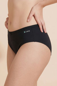 Lavos Medium Rise Full Coverage Hipster Period Panty (Pack of 2) - Black Navy — thumbnail 3